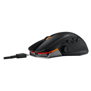 ASUS P708 ROG Chakram X Wireless Gaming Mouse, 36000 DPI ROG AimPoint Sensor, 8000Hz Polling Rate, Tri-Mode Connectivity