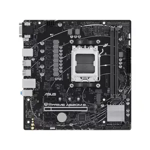 ASUS PRIME A620M-E Micro-ATX Motherboard, AMD A620 Chipset, AM5 Socket, DDR5 Memory Support, PCIe 4.0 Expansion, Comprehensive Cooling Controls, Entry-Level Ryzen Platform Motherboard