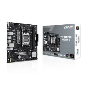 ASUS PRIME A620M-E Micro-ATX Motherboard, AMD A620 Chipset, AM5 Socket, DDR5 Memory Support, PCIe 4.0 Expansion, Comprehensive Cooling Controls, Entry-Level Ryzen Platform Motherboard