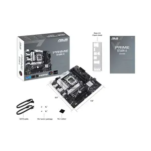 ASUS PRIME B760M-A Micro-ATX Motherboard, Intel B760 Chipset, LGA1700 Socket, DDR5 Memory Support, PCIe 4.0 Expansion, Comprehensive Cooling Controls, Mainstream Desktop Motherboard