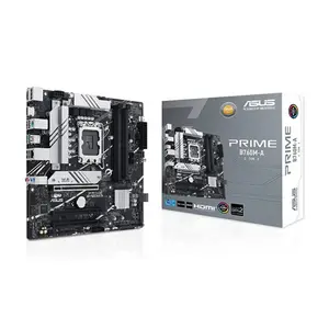 ASUS PRIME B760M-A Micro-ATX Motherboard, Intel B760 Chipset, LGA1700 Socket, DDR5 Memory Support, PCIe 4.0 Expansion, Comprehensive Cooling Controls, Mainstream Desktop Motherboard