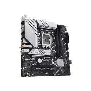 ASUS PRIME B760M-A WIFI Micro-ATX Motherboard, Intel B760 Chipset, LGA1700 Socket, DDR5 Memory Support, PCIe 4.0 Expansion, WiFi Connectivity, Comprehensive Cooling Controls, Mainstream Performance Motherboard