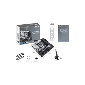 ASUS PRIME B760M-A WIFI Micro-ATX Motherboard, Intel B760 Chipset, LGA1700 Socket, DDR5 Memory Support, PCIe 4.0 Expansion, WiFi Connectivity, Comprehensive Cooling Controls, Mainstream Performance Motherboard