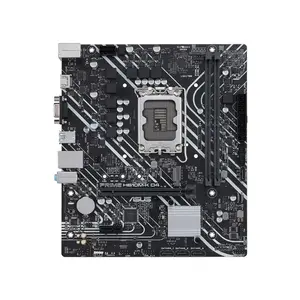 ASUS PRIME H610M-K D4 Micro-ATX Motherboard, Intel H610 Chipset, LGA1700 Socket, DDR4 Memory Support, PCIe 4.0 Expansion, M.2 NVMe Storage Support, Essential Entry-Level Desktop Motherboard
