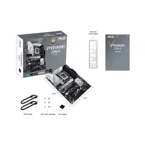 ASUS PRIME Z790-P CSM ATX Motherboard, Intel Z790 Chipset, LGA1700 Socket, DDR5 Memory Support, PCIe 5.0 Graphics Support, ASUS Corporate Stable Model Platform, High-Performance Desktop Motherboard