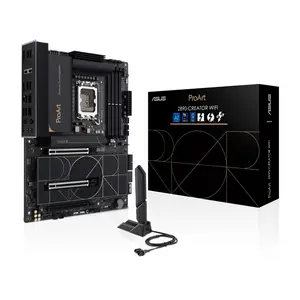 ASUS ProArt Z890-CREATOR WIFI ATX Motherboard, Intel Z890 Chipset, LGA1851 Socket, DDR5 Memory Support, PCIe 5.0 Expansion, WiFi 7 Connectivity, Thunderbolt 5 Support, Professional Creator Workstation Motherboard