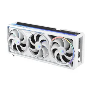 ASUS ROG Astral GeForce RTX 5080 White OC Edition 16GB GDDR7 Graphics Card, 2790MHz Boost Clock, NVIDIA Blackwell Architecture, 16GB GDDR7 Memory, Quad Fan Cooling System, PCIe 5.0 Interface, Factory Overclocked Premium White Gaming GPU