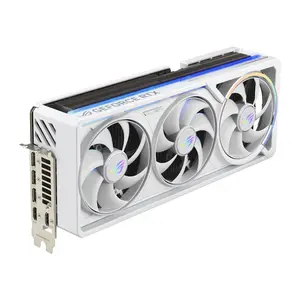 ASUS ROG Astral GeForce RTX 5080 White OC Edition 16GB GDDR7 Graphics Card, 2790MHz Boost Clock, NVIDIA Blackwell Architecture, 16GB GDDR7 Memory, Quad Fan Cooling System, PCIe 5.0 Interface, Factory Overclocked Premium White Gaming GPU