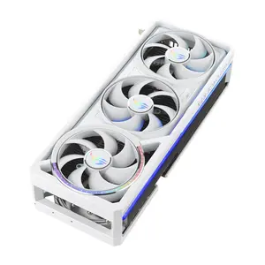 ASUS ROG Astral GeForce RTX 5080 White OC Edition 16GB GDDR7 Graphics Card, 2790MHz Boost Clock, NVIDIA Blackwell Architecture, 16GB GDDR7 Memory, Quad Fan Cooling System, PCIe 5.0 Interface, Factory Overclocked Premium White Gaming GPU