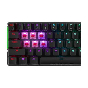 ASUS ROG Falchion NX M601 RGB Mechanical Gaming Keyboard, ROG NX Red Switches, 65% Compact Layout, Interactive Touch Panel, Aura Sync RGB