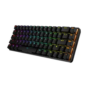 ASUS ROG Falchion NX M601 RGB Mechanical Gaming Keyboard, ROG NX Red Switches, 65% Compact Layout, Interactive Touch Panel, Aura Sync RGB