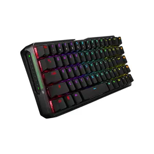 ASUS ROG Falchion NX M601 RGB Mechanical Gaming Keyboard, ROG NX Red Switches, 65% Compact Layout, Interactive Touch Panel, Aura Sync RGB