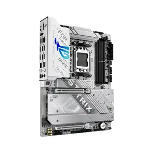 ASUS ROG STRIX X870-A GAMING WIFI ATX Motherboard, AMD X870 Chipset, AM5 Socket, DDR5 Memory Support, PCIe 5.0 Expansion, WiFi 7 Connectivity, USB4 Ports, White Edition Gaming Motherboard