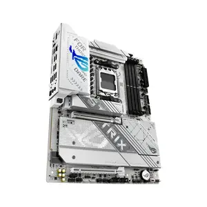 ASUS ROG STRIX X870-A GAMING WIFI ATX Motherboard, AMD X870 Chipset, AM5 Socket, DDR5 Memory Support, PCIe 5.0 Expansion, WiFi 7 Connectivity, USB4 Ports, White Edition Gaming Motherboard