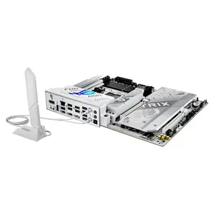 ASUS ROG STRIX X870-A GAMING WIFI ATX Motherboard, AMD X870 Chipset, AM5 Socket, DDR5 Memory Support, PCIe 5.0 Expansion, WiFi 7 Connectivity, USB4 Ports, White Edition Gaming Motherboard