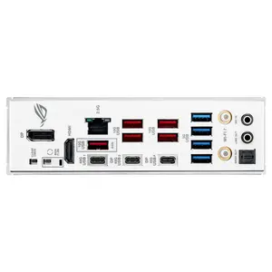ASUS ROG STRIX X870-A GAMING WIFI ATX Motherboard, AMD X870 Chipset, AM5 Socket, DDR5 Memory Support, PCIe 5.0 Expansion, WiFi 7 Connectivity, USB4 Ports, White Edition Gaming Motherboard