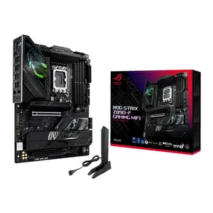 ASUS ROG STRIX Z890-F GAMING WIFI ATX Motherboard, Intel Z890 Chipset, LGA1851 Socket, DDR5 Memory Support, PCIe 5.0 Graphics and Storage Support, WiFi 7 Connectivity, Thunderbolt 4 USB Type-C, High-Performance Gaming Motherboard