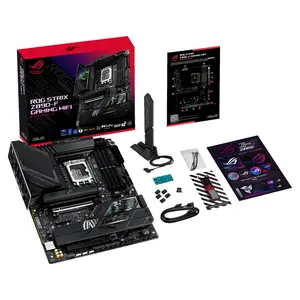 ASUS ROG STRIX Z890-F GAMING WIFI ATX Motherboard, Intel Z890 Chipset, LGA1851 Socket, DDR5 Memory Support, PCIe 5.0 Graphics and Storage Support, WiFi 7 Connectivity, Thunderbolt 4 USB Type-C, High-Performance Gaming Motherboard
