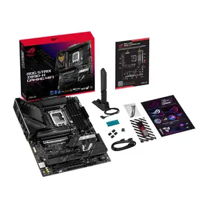 ASUS ROG STRIX Z890-H GAMING WIFI ATX Motherboard, Intel Z890 Chipset, LGA1851 Socket, DDR5 Memory Support, PCIe 5.0 Expansion, WiFi 7 Connectivity, Thunderbolt 4 USB Type-C, Enthusiast Gaming Motherboard