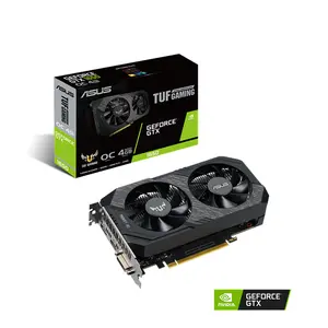 ASUS TUF GeForce GTX 1650 4GB GDDR5 Gaming Graphics Card, NVIDIA Turing Architecture, 1695MHz Boost Clock, IP5X Dust Resistance, Protective Backplate, Dual Fan Cooling, PCIe 3.0
