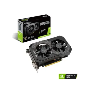 ASUS TUF Gaming GeForce GTX 1660 SUPER O6G Graphics Card, 6GB GDDR6 Memory, 1845MHz Boost Clock, Factory Overclocked Performance, TUF Dual Fan Cooling System, NVIDIA Turing Gaming GPU