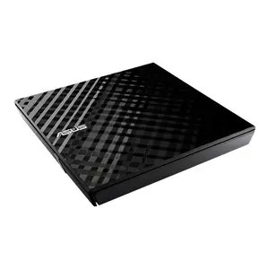 ASUS SDRW-08D2S-U LITE External Slim DVD Writer, 8X DVD Write Speed, USB 2.0 Type-A, M-DISC Support, Portable Optical Drive