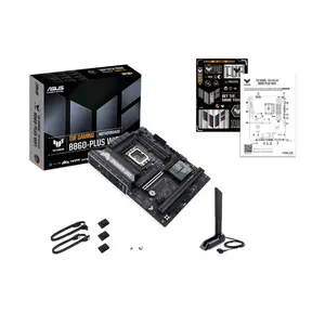 ASUS TUF GAMING B860-PLUS WIFI ATX Motherboard, Intel B860 Chipset, LGA1851 Socket, DDR5 Memory Support, PCIe 5.0 Expansion, WiFi 7 Connectivity, Military-Grade Components, High-Durability Gaming Motherboard