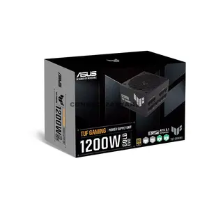 ASUS TUF Gaming 1200W Gold EVO Power Supply, ATX 3.1, PCIe 5.1, 80 PLUS Gold, Cybenetics Platinum, 12V-2x6 16-Pin Connector, 135mm Dual-Ball Bearing Fan, Military-Grade Capacitors, Premium Embossed Cables
