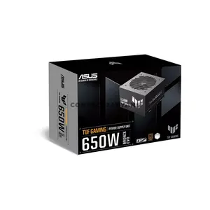 ASUS TUF Gaming 650W Bronze EVO Power Supply, ATX 3.1, 80 PLUS Bronze Efficiency, Active PFC, 650W +12V Output, PCIe 6+2-Pin Connectors, 140mm Compact ATX PSU, TUF-GAMING-650B-EVO