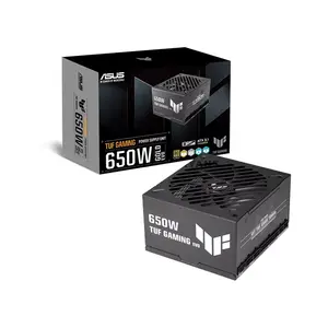 ASUS TUF Gaming 650W Gold EVO Power Supply, ATX 3.1, PCIe 5.1, 80 PLUS Gold, Cybenetics Platinum 230V, 135mm Dual-Ball Bearing Fan, 12V-2x6 16-Pin Connector, Active PFC, Premium Embossed Cables