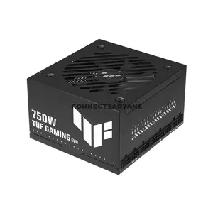 ASUS TUF Gaming 750W Bronze EVO Power Supply, ATX 3.1, PCIe 5.1, 80 PLUS Bronze + Cybenetics Silver, 135mm Dual Ball Bearing Fan, Military-Grade Components, Protective PCB Coating, Premium Etched Cables