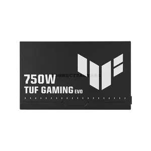ASUS TUF Gaming 750W Bronze EVO Power Supply, ATX 3.1, PCIe 5.1, 80 PLUS Bronze + Cybenetics Silver, 135mm Dual Ball Bearing Fan, Military-Grade Components, Protective PCB Coating, Premium Etched Cables