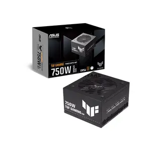 ASUS TUF Gaming 750W Bronze EVO Power Supply, ATX 3.1, PCIe 5.1, 80 PLUS Bronze + Cybenetics Silver, 135mm Dual Ball Bearing Fan, Military-Grade Components, Protective PCB Coating, Premium Etched Cables