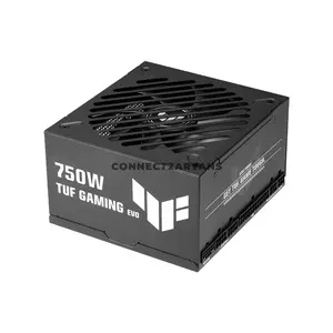 ASUS TUF Gaming 750W Gold EVO Power Supply, ATX 3.1, PCIe 5.1, 80 PLUS Gold + Cybenetics Gold, Fully Modular, 16-Pin PCIe Cable, 135mm Dual Ball Bearing Fan, Military-Grade Capacitors, Protective PCB Coating