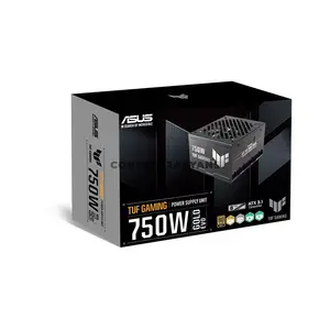 ASUS TUF Gaming 750W Gold EVO Power Supply, ATX 3.1, PCIe 5.1, 80 PLUS Gold + Cybenetics Gold, Fully Modular, 16-Pin PCIe Cable, 135mm Dual Ball Bearing Fan, Military-Grade Capacitors, Protective PCB Coating