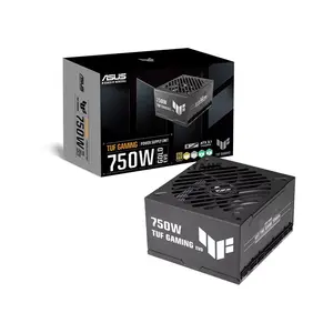 ASUS TUF Gaming 750W Gold EVO Power Supply, ATX 3.1, PCIe 5.1, 80 PLUS Gold + Cybenetics Gold, Fully Modular, 16-Pin PCIe Cable, 135mm Dual Ball Bearing Fan, Military-Grade Capacitors, Protective PCB Coating