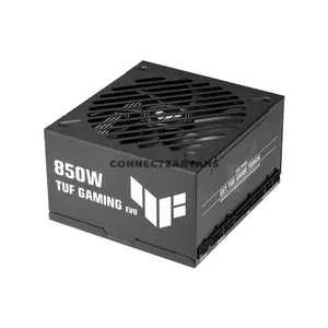 ASUS TUF Gaming 850W Gold EVO Power Supply, ATX 3.1, PCIe 5.1, 80 PLUS Gold, Cybenetics Platinum 230V / Gold 115V, 12V-2x6 16-Pin Connector, Fully Modular, 140mm Compact Design, TUF-GAMING-850G-EVO