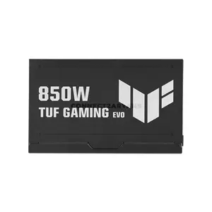 ASUS TUF Gaming 850W Gold EVO Power Supply, ATX 3.1, PCIe 5.1, 80 PLUS Gold, Cybenetics Platinum 230V / Gold 115V, 12V-2x6 16-Pin Connector, Fully Modular, 140mm Compact Design, TUF-GAMING-850G-EVO