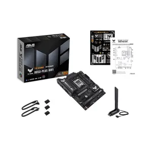 ASUS TUF GAMING B850-PLUS WIFI ATX Motherboard, AMD B850 Chipset, AM5 Socket, DDR5 Memory Support, PCIe 5.0 Expansion, WiFi 7 Connectivity, Military-Grade Components Gaming Motherboard