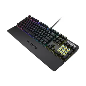 ASUS TUF Gaming K3 RA05 RGB Mechanical Gaming Keyboard, Aura Sync RGB Lighting, N-Key Rollover, Aluminum Alloy Frame, Dedicated Media Controls