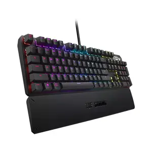 ASUS TUF Gaming K3 RA05 RGB Mechanical Gaming Keyboard, Aura Sync RGB Lighting, N-Key Rollover, Aluminum Alloy Frame, Dedicated Media Controls