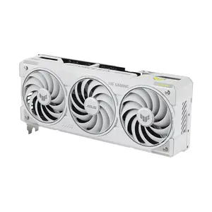 ASUS TUF GAMING GeForce RTX 5070 Ti White OC Edition 16GB GDDR7 Graphics Card, 2610MHz Boost Clock, NVIDIA Blackwell Architecture, Triple Axial-Tech Fan Cooling, PCIe 5.0 Interface, Factory Overclocked White Gaming GPU