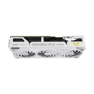ASUS TUF GAMING GeForce RTX 5070 Ti White OC Edition 16GB GDDR7 Graphics Card, 2610MHz Boost Clock, NVIDIA Blackwell Architecture, Triple Axial-Tech Fan Cooling, PCIe 5.0 Interface, Factory Overclocked White Gaming GPU