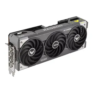 ASUS TUF Gaming Radeon RX 9070 XT OC Edition 16GB GDDR6 Graphics Card, 3080MHz Boost Clock, RDNA 4 Architecture, 16GB GDDR6 Memory, Triple Axial-Tech Fan Cooling, PCIe 5.0 Interface, Factory Overclocked High-End Gaming GPU