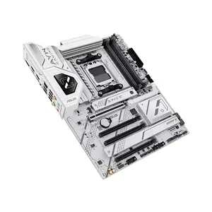 ASUS X870 AYW GAMING WIFI W ATX Motherboard, AMD X870 Chipset, AM5 Socket, DDR5 Memory Support, PCIe 5.0 Expansion, WiFi 7 Connectivity, White Edition High-Performance Gaming Motherboard