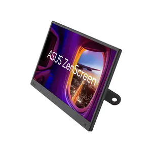 ASUS ZenScreen MB166CR 15.6 Inch Full HD IPS Portable Monitor, 1920×1080 Resolution, USB-C DisplayPort Alt Mode Connectivity, Anti-Glare Display, Ultra-Slim Lightweight Design, 60Hz Portable Productivity Monitor