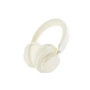 Attack Shark G500 Off White Wireless Gaming Headset, 40mm Drivers, Hybrid Active Noise Cancelling, Bluetooth 5.3 & 3.5mm Wired Dual-Mode Connectivity, 360 Reality Audio, Hi-Res Wireless, Omnidirectional Microphone & 210g Ultra-Light Design
