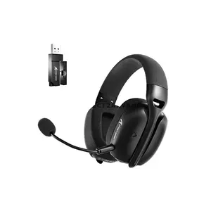 Attack Shark L80 PRO Black Wireless Gaming Headset, 40mm Drivers, 20ms Low Latency, Tri-Mode Bluetooth 5.3 2.4GHz & 3.5mm Wired, Detachable Dual Microphone System, 203g Lightweight Design, 300mAh Battery & 2-in-1 USB-A/Type-C Receiver