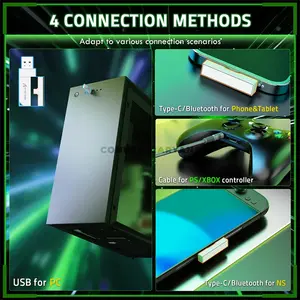 Attack Shark L80 PRO White Wireless Gaming Headset, 40mm Drivers, 20ms Low Latency, Tri-Mode Bluetooth 5.3 2.4GHz & 3.5mm Wired, Detachable Dual Microphone System, 203g Lightweight Design, 300mAh Battery & 2-in-1 USB-A/Type-C Receiver