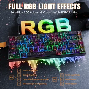 Attack Shark X68 MAX HE Black Contour 60% Aluminum Magnetic Switch Gaming Keyboard, 68 Keys, CNC Aluminum Body, 8000Hz Polling Rate, 256K Scan Rate, 0.005mm Rapid Trigger Accuracy, Adjustable 0.1–3.4mm Actuation, Hot-Swappable, PBT Double-Shot Keycap
